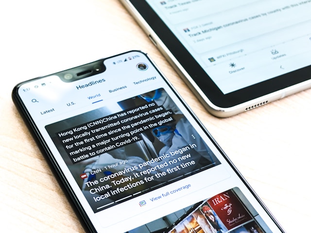 News Simulation on Smartphone